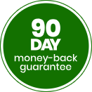 90-Day Money-Back Guarantee Seal